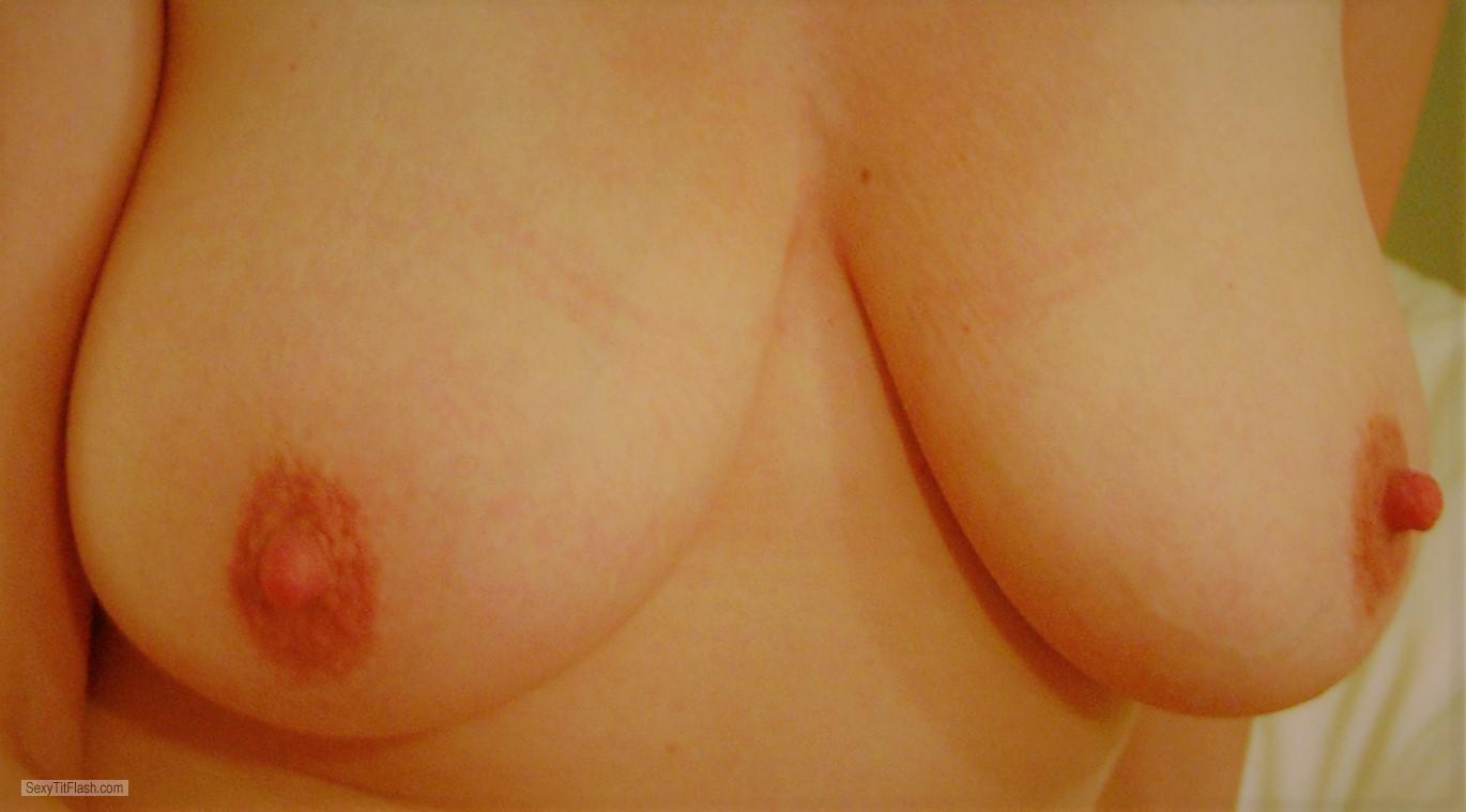 Tit Flash: Ex-Wife's Very Big Tits - Big Tits, Big Nipples Marie from United States
